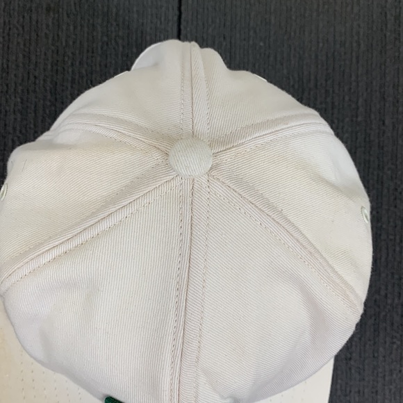 Vintage Pickering Snapback Hat Mens Adjustable White Green Patch Swingster USA - Picture 6 of 16